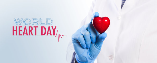 医生在世界心脏日的心脏概念图片下载