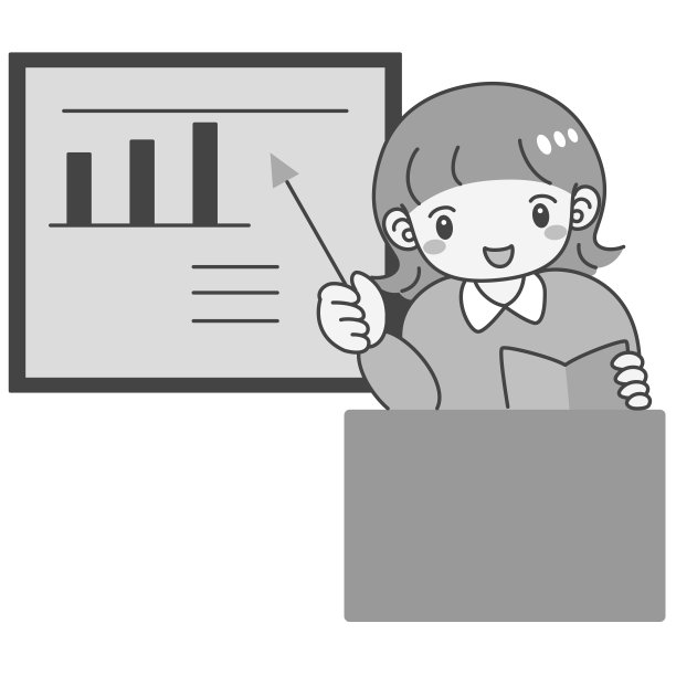 女性举办研讨会的插画图片下载