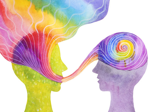 图形绘制心理治疗。精神上的导师。图片下载