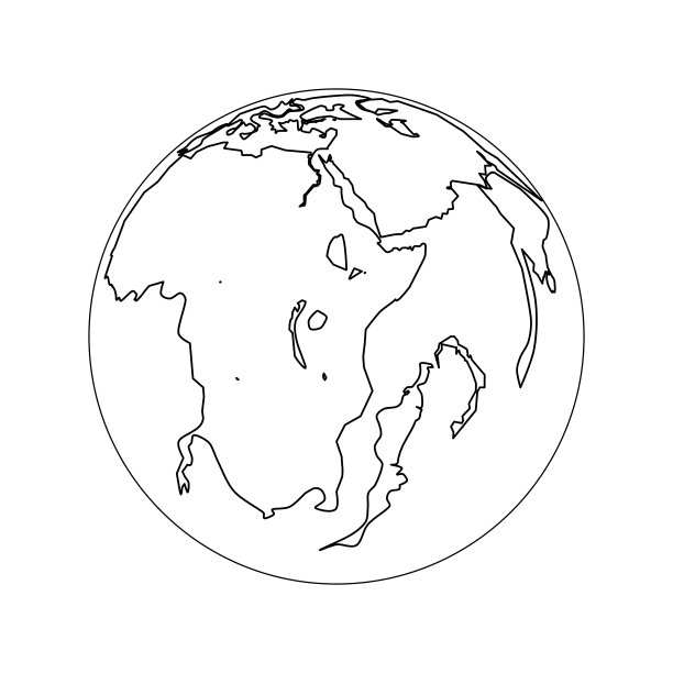 黑白线条的世界图片下载
