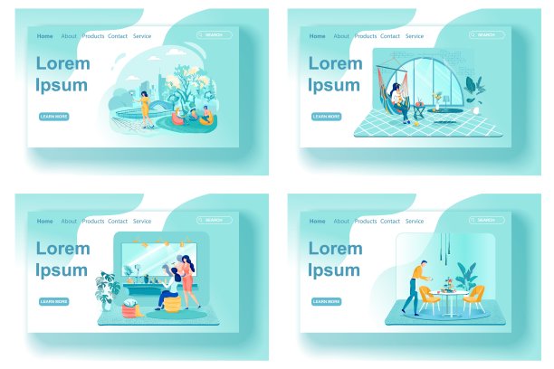 传统的女人爱好登陆页面模板集图片下载