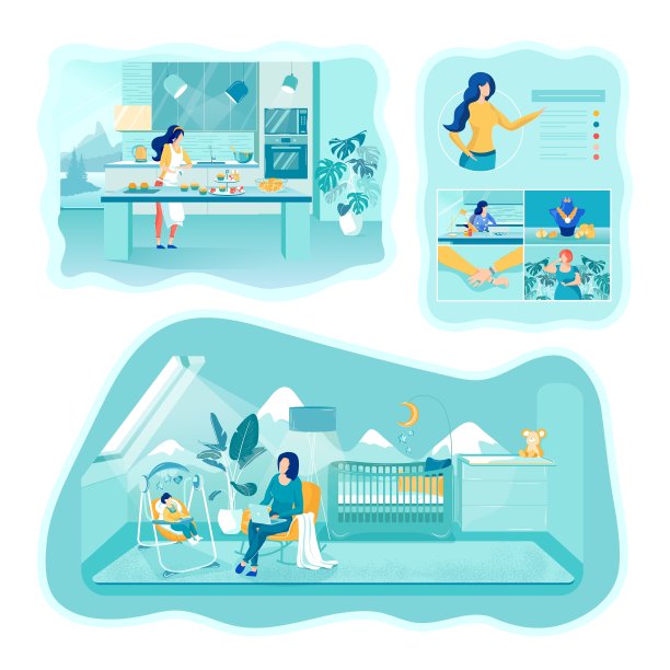 女人与不同的职业插图集图片下载