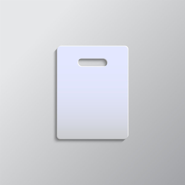 纸的风格矢量图标，袋子，购物纸的风格，图标图片下载