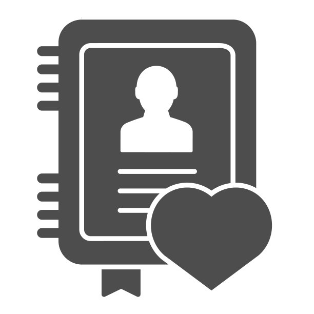 个人记事本固体图标。笔记本矢量插图孤立在白色。注意字形风格的设计，为网页和应用程序设计。Eps 10。图片下载