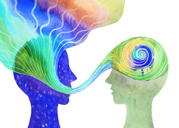 图形绘制心理治疗。精神上的导师。图片下载