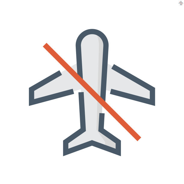 无飞防病毒概念矢量图标，48x48像素完美和可编辑的笔触。图片下载