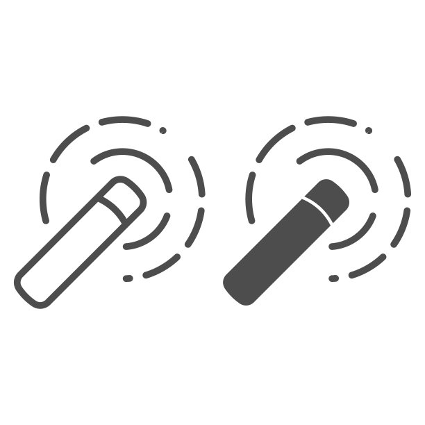 魔术棒线和字形图标。设计工具矢量插图孤立在白色。图片编辑工具轮廓风格设计，设计为web和应用程序。Eps 10。图片下载