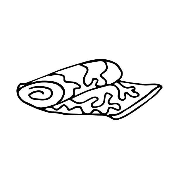 涂鸦风格的沙滩浴巾。图片下载