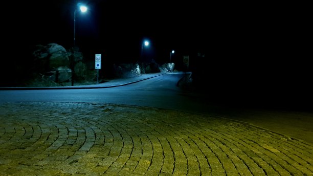 夜间道路图片下载