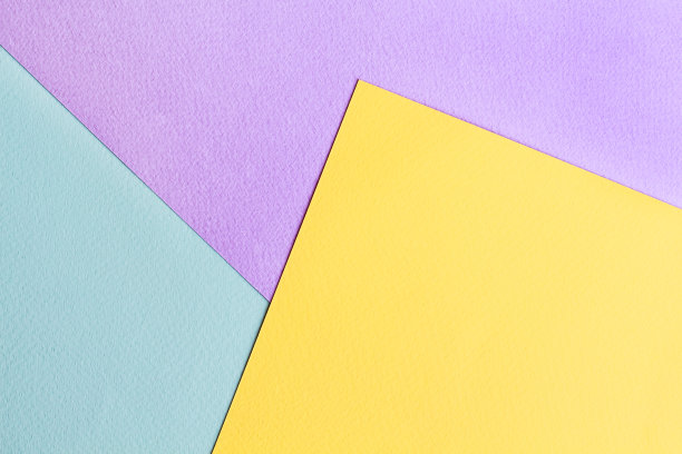 抽象几何背景与3个多色扇区。图片下载