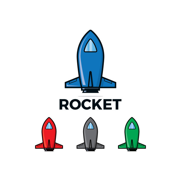 火箭空间图标插图模板图片下载