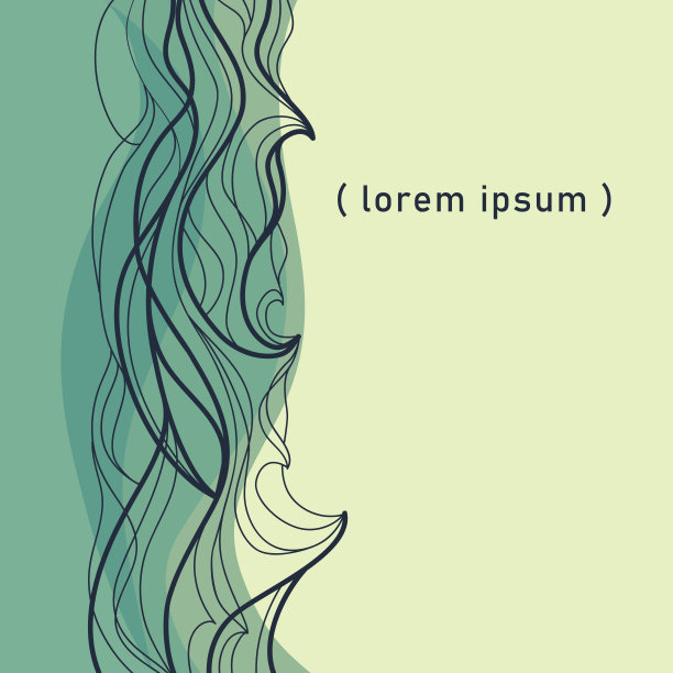 书籍封面，横幅，传单，海报用波浪图案的一组向量。图片下载