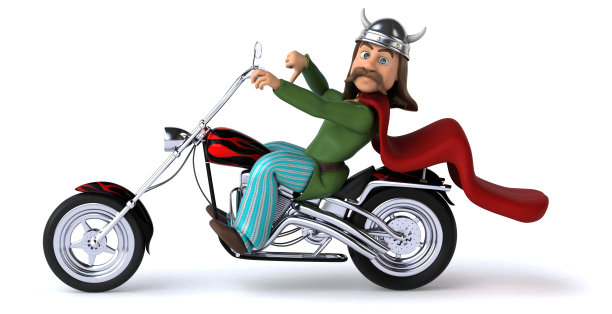 有趣的高卢- 3D插图图片下载