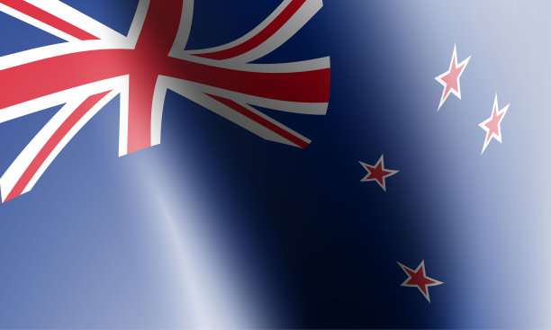 在插图中挥舞带有阴影和眩光的国旗图片下载