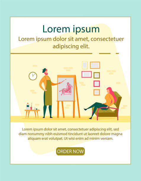 艺术家画的女孩坐在沙发上的肖像图片下载