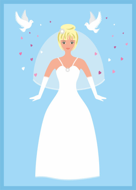 矢量插图，梦想和服装，以除草的灵感来自童话灰姑娘公主图片下载