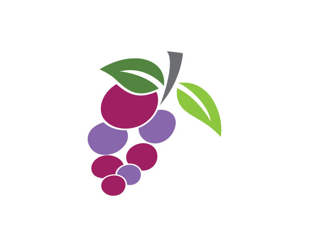 葡萄矢量图标图片下载