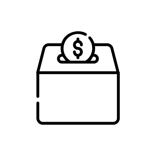 捐赠矢量图标线条风格插图。图片下载