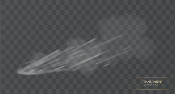 矢量现实飞溅的灰尘粉末，沙子和车轮下的烟雾。垃圾纹理的灰尘踪迹从轮胎运动隔离在透明的背景。蒸汽云，喷，雾，雾，蒸汽。图片下载