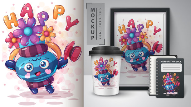 快乐壶的海报和商品图片下载