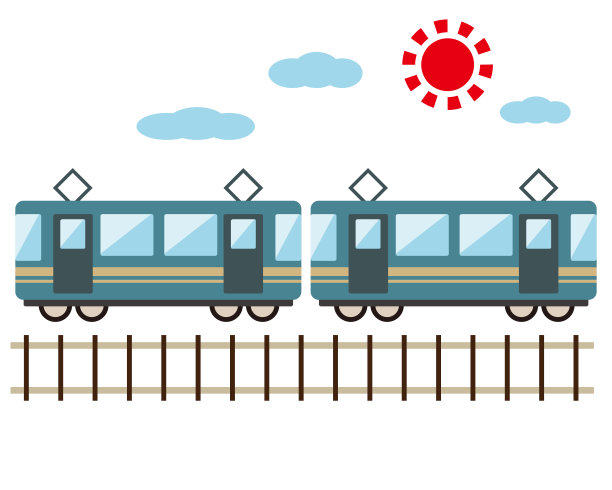 火车矢量插图，车辆图标图片下载