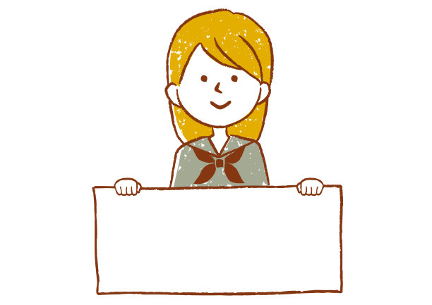 矢量插图的学生与翻转板图片下载