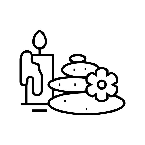 浪漫晚餐线图标，概念符号，轮廓矢量插图，线性符号图片下载