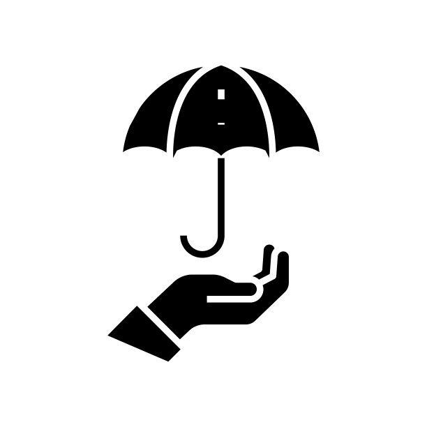 法律保护黑色图标、概念插图、矢量平面符号、字形符号图片下载