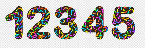 甜点的洒粒状设计图片下载