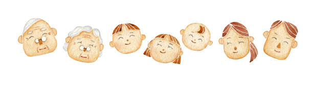 微笑的家庭素材图片