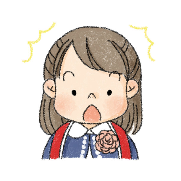 一年级表情(女生)图片下载