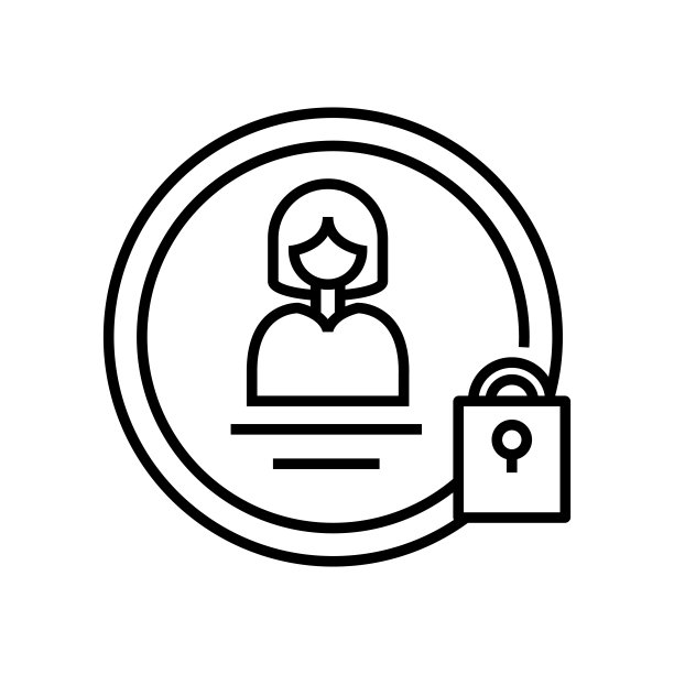 个人自信线性图标：概念符号，轮廓矢量图，线性符号图片下载