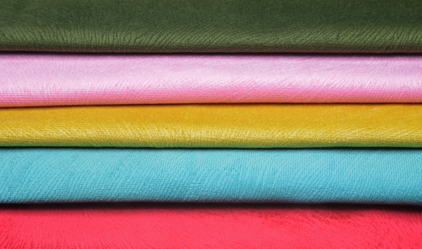 彩色织物背景的特写图片下载