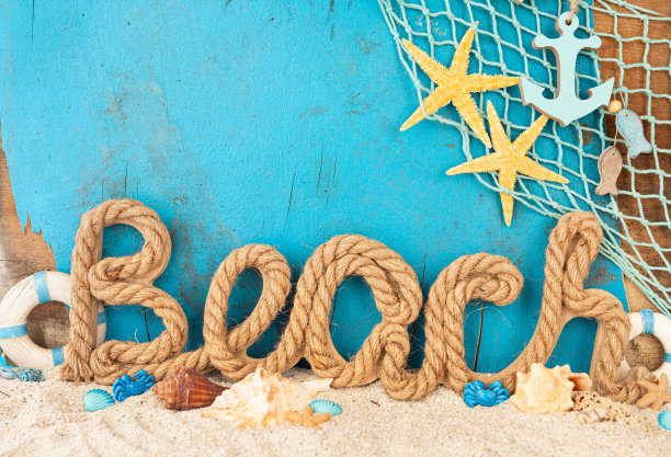 海滩度假的概念图片下载