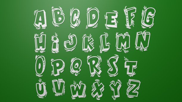 英语字母表图片下载