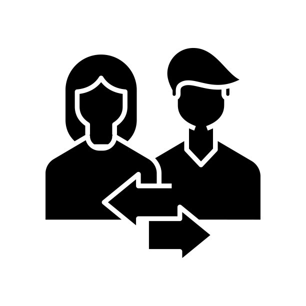 会话黑色图标，概念插图，矢量平面符号，象形符号图片下载