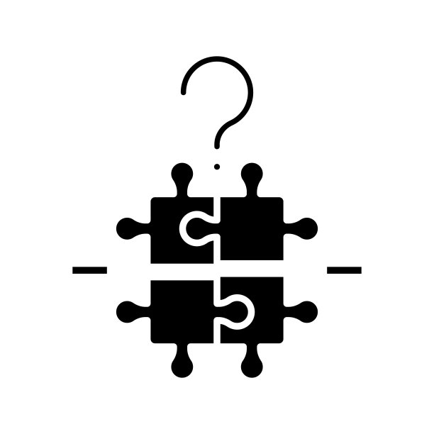 完成拼图黑色图标，概念插图，矢量平面符号，象形符号图片下载