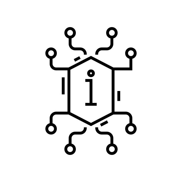 智力线条图标，概念符号，轮廓矢量图，线性符号图片下载