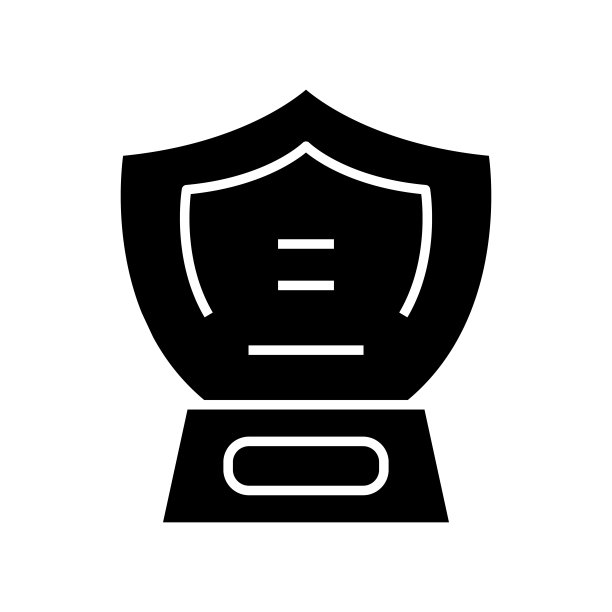 会徽黑色图标，概念说明，矢量平面符号，象形符号图片下载