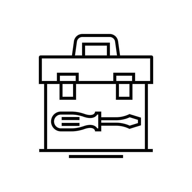 修理案例线图标，概念标志，轮廓矢量插图，线性符号图片下载