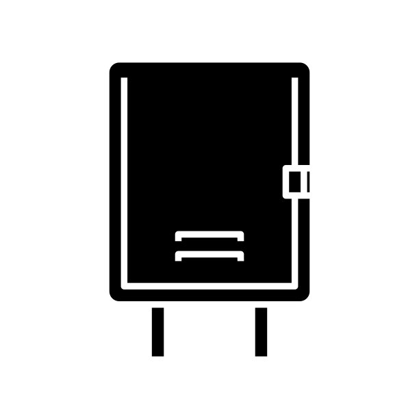 间歇泉黑色图标，概念插图，矢量平面符号，象形符号图片下载