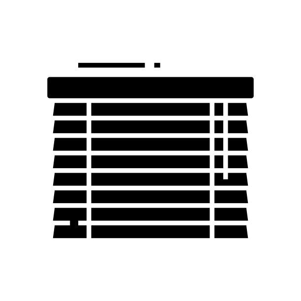 家具黑色图标，概念插图，矢量平面符号，象形符号图片下载