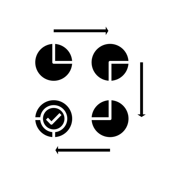 连接黑色图标的吉亚图，概念图，矢量扁平符号，字形符号图片下载