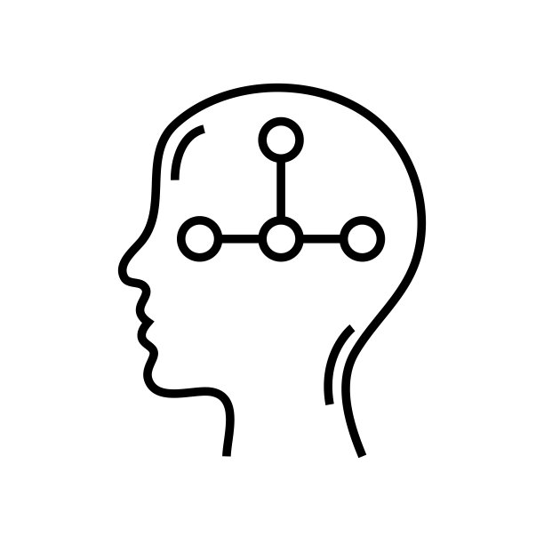 连接任务线条图标概念符号矢量轮廓插图图片下载