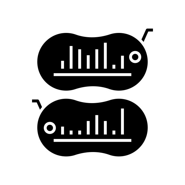 不同值的黑色图标、概念插图、矢量平面符号、字形符号图片下载