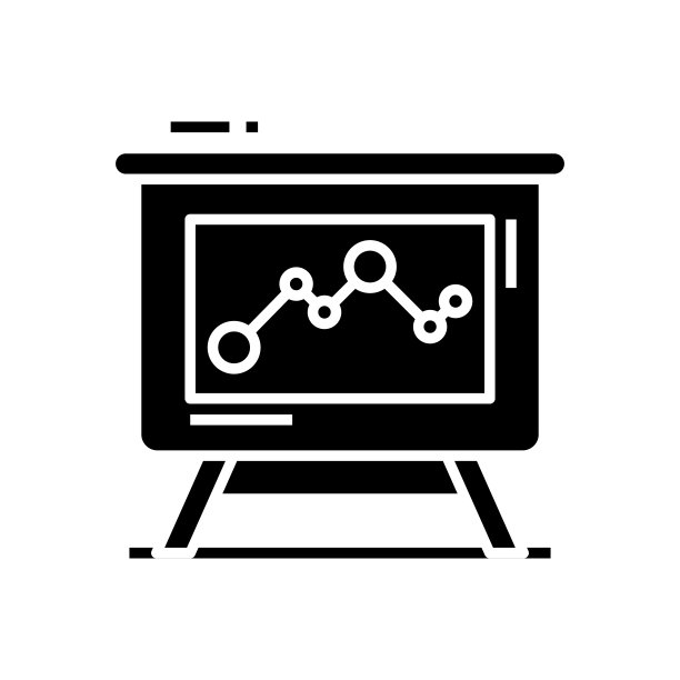 图形变化黑色图标，概念插图，矢量平面符号，象形符号图片下载