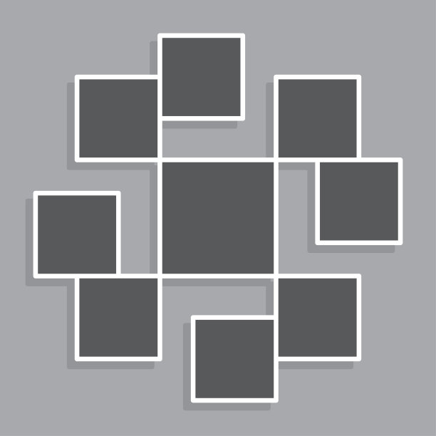 照片拼贴框模板图片下载