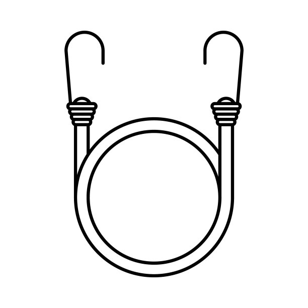 带挂钩的绳子图标图片下载