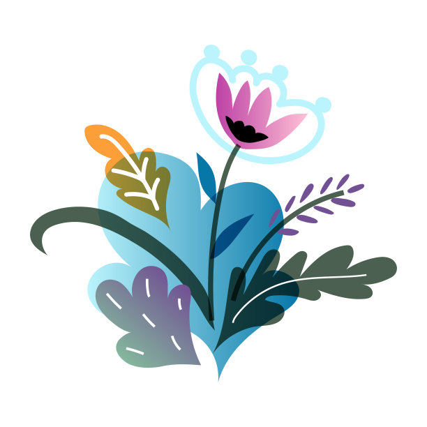 孤立在白色背景上的园艺花图片下载