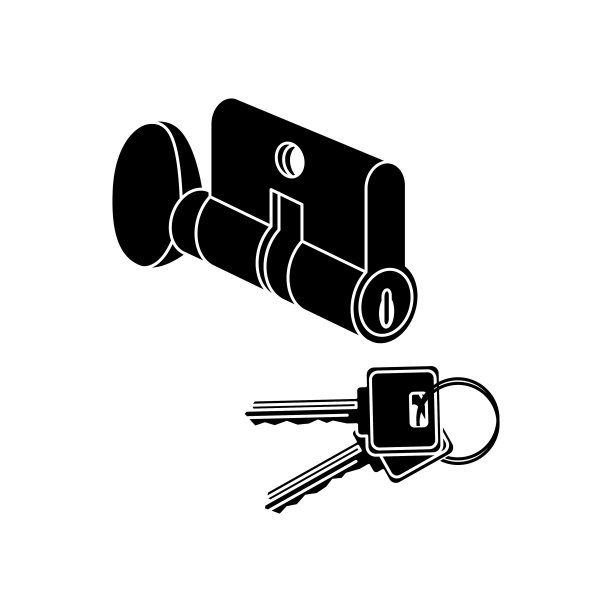 钥匙气缸锁图标图片下载